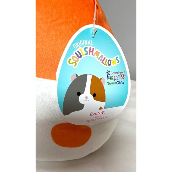 Original Squishmallows Everett Guinea Pig Plush 8" Learning Express Exclusive Or - Picture 2 of 4